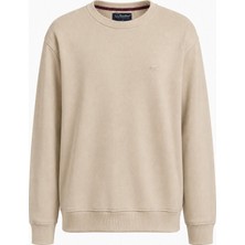 Bad Bear Erkek Bej Sweatshirt Rıdgeway Crewneck Man Beıge Sweatshırt 26.02.12.048-C17