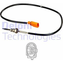 Delphi TS30139 Egzoz Sıcaklık Sensörü Turuncu Soket Kablo Uzunluğu 772MM Golf V Vı Jetta Passat Tigu