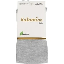 Katamino Mirabel Kız Bambu Külotlu Çorap K30207 Gri