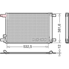 Denso DCN02048 Klima Radyatörü