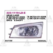 Depo 2231119RLDE Ön Far Sağ Pregıo 95> 0K72A51030C