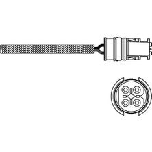 Delphi ES20313-12B1 Oksijen Sensörü - Mercedes Classe A 168 10 97 0015400517