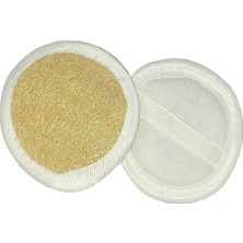 Zencefil Organik Natural %100 El Yapımı Doğal Hatay Kabak Lifi, Peeling Etkili Yüz Lifi Mini Kese(1 Adet)