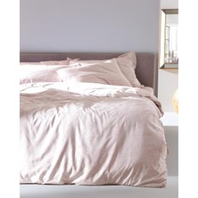 Eze King Size Jakarlı Saten Çarşaflı Nevresim Takımı