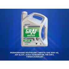 Grat 610407 Motor Yağı 7 Litre 10W40 Yarı Sentetik