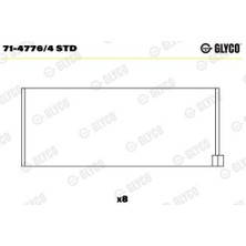 Glyco 7147764STD Kol Yatak Std Linea Doblo Combo 1.6 Mtj 09 55196165