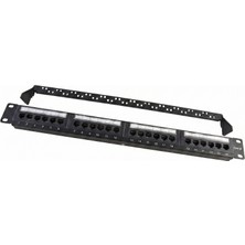 Nets Shop Nets DNE-F24P-BP07 24 Port Ftp Boş 1u Patch Panel Kablo Düzenleyicisi
