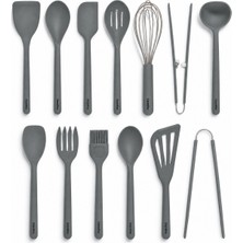 Greenpan 13 Parça Platinum Silicone Mutfak Gereçleri Seti Gri |