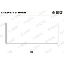 Glyco 7142464030 Kol Yatak 0.30 Fusion 02 12 Fiesta 02 1.4 1.5 1.6 Tdcı Focus Iıı Iı 04 Courier 12 1