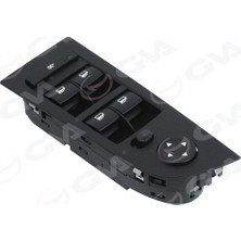 Gva 8099019 Cam Açma Anahtarı Ön Sol Siyah Çerçeveli Katlamasız Bmw E90 Lcı GKL-341538
