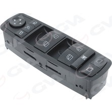 Gva 8099058 Cam Açma Şalteri Ön Sol Siyah Ayna Katlamalı Mercedes X164 W251 A25183002909051