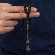 Monçuk Gümüş Püsküllü 9 mm Rus Oltusu Tesbih
