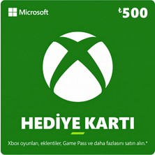 Xbox 360 Microsoft Xbox Hediye Kartı 500 Tl