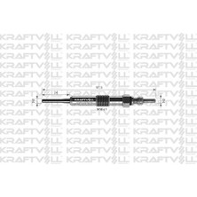 Kraftvoll 05030020 Kızdırma Bujisi Renault Megane Iıı Fluence Clio Iıı Kangoo Scenic Modus Duster Lo