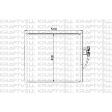 Kraftvoll 08060078 Klima Radyatörü Bmw M51 M52 M62 E39 9603 64538391647