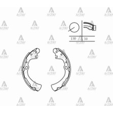 Maher 00152 Fren Balata Pickup 86>06 D 21 D 22 Pabuç Arka 4406028N25