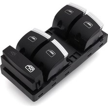 Mga 31370 Sol Ön Kapı Cam Düğmesi Krom A3 Q6 4F0959851H5PR