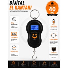 Zeyn Gross DMX4220 Dijital El Kantarı 40 kg LCD Ekranlı Hassas Taşınabilir Elektronik Kantar