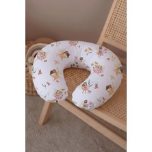 Tuğba Kuğu Emzirme Yastığı – %100 Pamuklu Poplin Anne & Bebek Destek Yastığı - Dans Eden Periler
