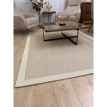 Dekoset Home Sisal Halı- Bej-Krem Hol Koridor Halısı- Kaymaz Taban- Yıkanabilir Kilim Halı Yolluk