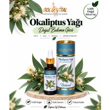 Gold Vital Okaliptüs Yağı – %100 Doğal Saf Okaliptüs Yağı, Uçucu Bitkisel Yağ ve Aromaterapi Yağı (Eucalyptus Oil) 20 ml