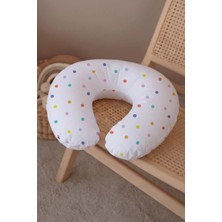 Tuğba Kuğu Emzirme Yastığı – %100 Pamuklu Poplin Anne & Bebek Destek Yastığı - Dotty