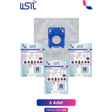 Lisil P-04 Philips Electrolux Uyumlu Süpürge Toz Torbası (6 Adet)