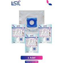 Lisil F-10 Fakir Emotion Beko Arçelik Arzum Uyumlu Süpürge Toz Torbası (6 Adet)
