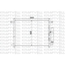 Kraftvoll 08060137 Klima Radyatörü Aveo Kalos T200 T250 (560×457.5×18) 1682226480