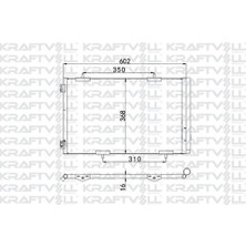 Kraftvoll 08060097 Klima Radyatörü 301 C Elysee 1.2 Vtı 1.6VTI 1.6 Hdı Euro4 9674994280
