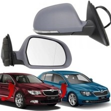 Monreal 71429 Ayna Komple Sağ Çevre Aydınlamalı Katlanır 13 Pın Superb 08 14 3T1857508CB