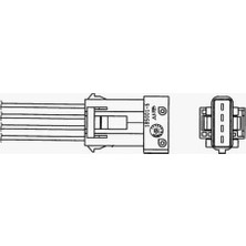 Ngk 90130 Oksijen Sensörü Berlingo C2 C3 C5 Saxo P206 P306 P307 P406 Partner 09 05>
