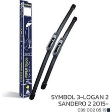 Niken 0390020519 Symbol3 Logan2 Sandero2 2015 Araca Özel Silecek 10013