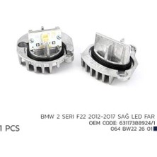 Niken 064BW222601 Bmw 2 F22 2012 2017 Sağ LED Far Model 63117388924/1