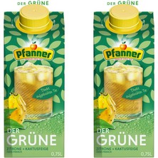 Pfanner Gruner Yeşil Çay Aromalı Soğuk Çay 750 ml X2