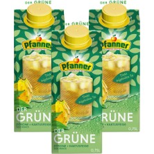 Pfanner Gruner Yeşil Çay Aromalı Soğuk Çay 750 ml X3