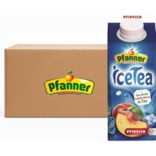 Pfanner Ice Tea Pfirsich Şeftali Soğuk Çay 750 ml X8