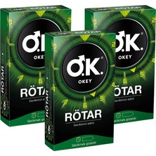 Okey Rötar Prezervatif 10'lu X3