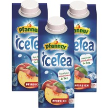 Pfanner Ice Tea Pfirsich Şeftali Soğuk Çay 750 ml X3