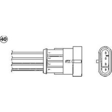 Ngk 92088 OZA527 E7 Oksijen Sensörü Doğan Slx Tmpr Tipo 1.6 Enj Ngk 0213 258003579 46417969