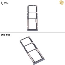 Arsking Xiaomi Redmi Note 10 S Uyumlu Sim Tepsisi Çiftli Siyah Çift Hatlı Dual Sim Sim Yeri Sim Kızağı