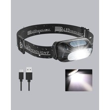 Astraltech Gece Balıkçılığı Için Ultra Parlak Şarjlı Kafa Lambası | 4 Işık Modu + USB Şarj