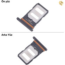 Arsking Xiaomi Redmi Note 14 5g Uyumlu Sim Tepsisi Çiftli Siyah Çift Hatlı Dual Sim Sim Yeri Sim Kızağı