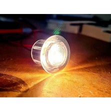 Unikom 5'li Paket Mini LED Spot Lamba Seti, 24V, Beyaz Işık 6500K