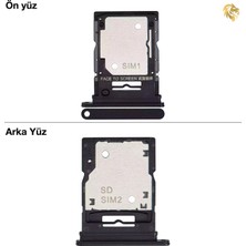 Arsking Xiaomi Redmi Note 13 4g Uyumlu Sim Tepsisi Çiftli Siyah Çift Hatlı Dual Sim Sim Yeri Sim Kızağı