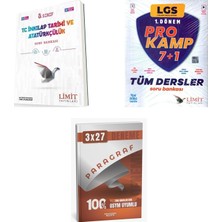 Anla Kazan Yayınları 2027 2027 8. Sınıf/lgs Limit T.c. Inkılap Tarihi ve Atatürkçülük Soru + Prokamp Tüm Dersler Soru + Ankapade 3'lü Set