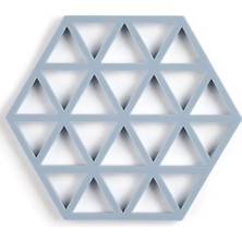 Zone Denmark Üçgenler Silikon Altıgen Nihale Gökyüzü 16X14X0,9 cm
