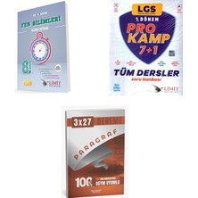 Anla Kazan Yayınları 2027 8. Sınıf/lgs Limit Kronometre Fen Bilimleri Soru + Prokamp Tüm Dersler Soru + Ankapade 3'lü Set