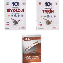 Anla Kazan Yayınları 2027 Limit 10. Sınıf Etkinlikli Biyoloji + Tarih Soru + Anla Kazan Paragraf Deneme 3'lü Set