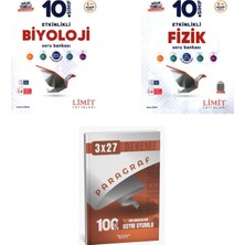 Anla Kazan Yayınları 2027 Limit 10. Sınıf Etkinlikli Maarif Biyoloji + Fizik Soru + Anla Kazan Paragraf Deneme 3'lü Set